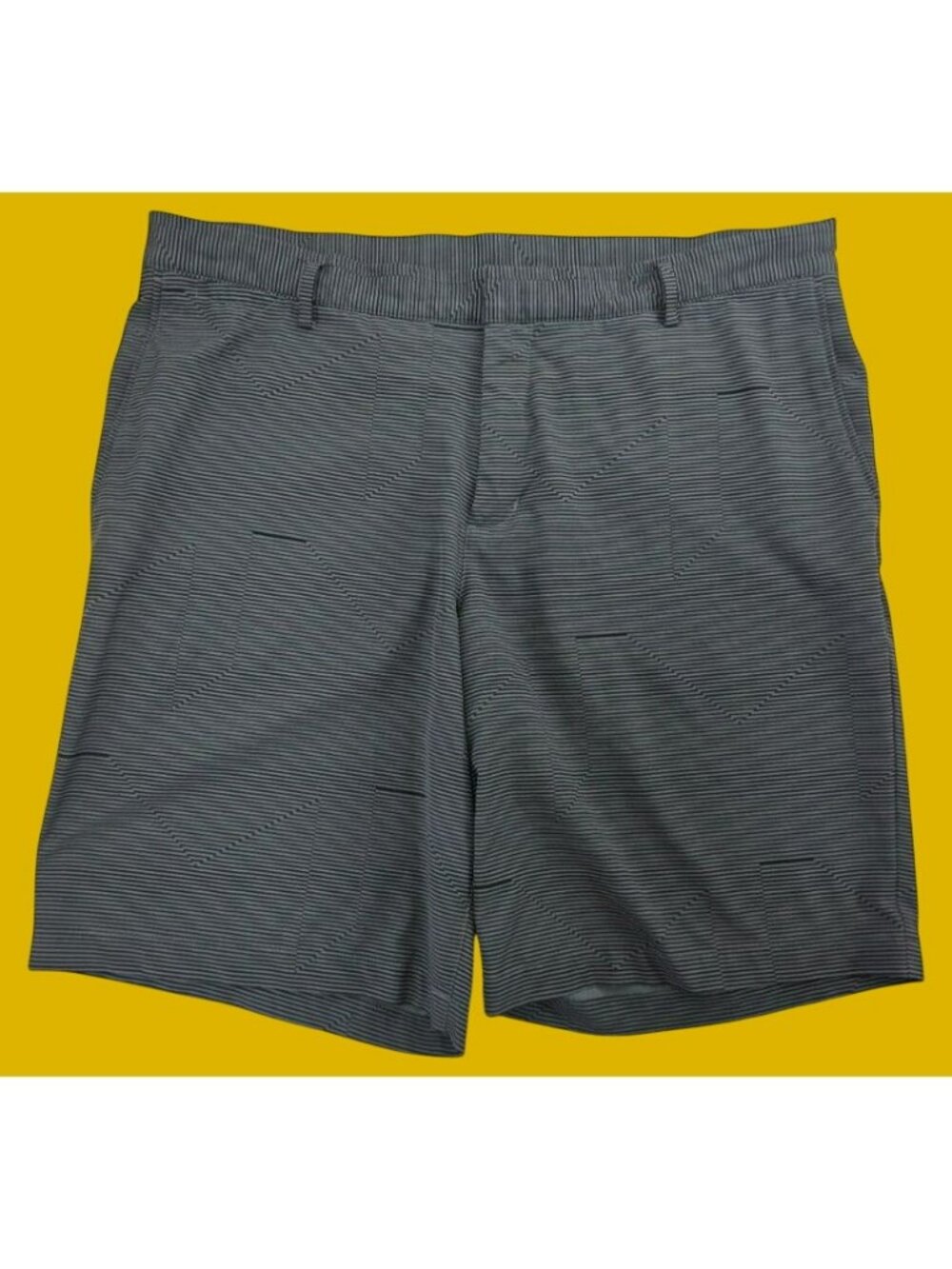 Nike Golf Mens Dri-Fit Standard Gray Shorts 38